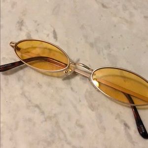 Small Narrow Round Fashion Sunglasses